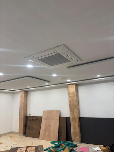 Cassette type AC installation